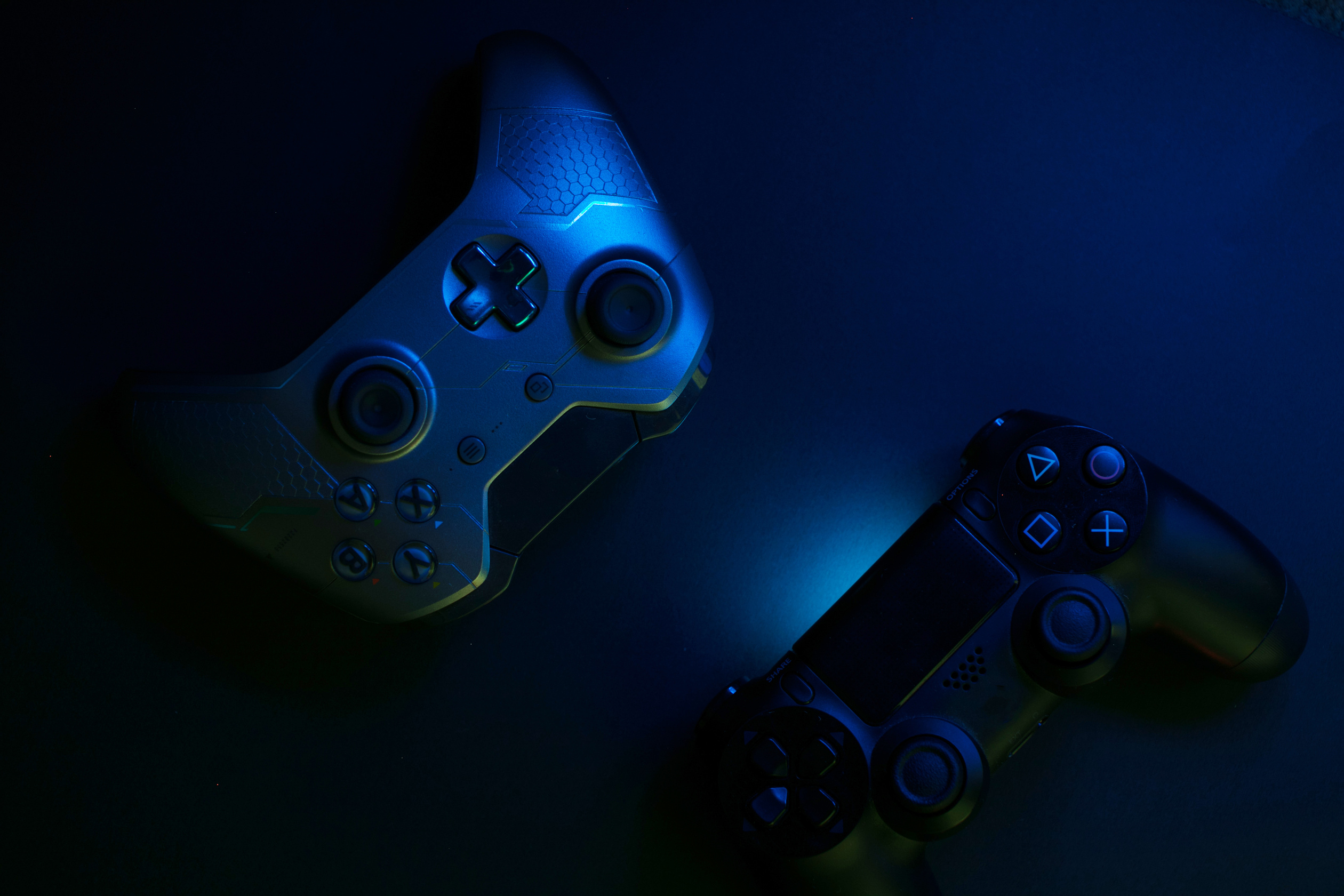 Game Console Device in the Dark